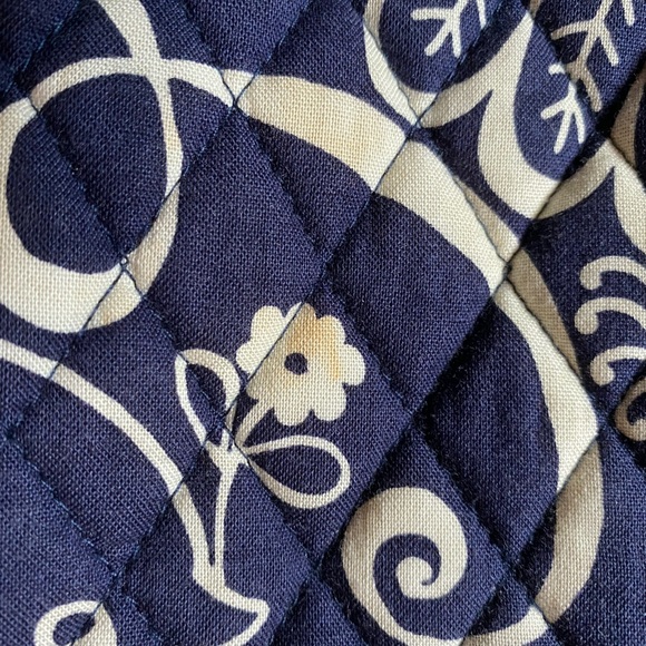 Vera Bradley Laptop backpack. Twirly birds navy - Picture 8 of 9